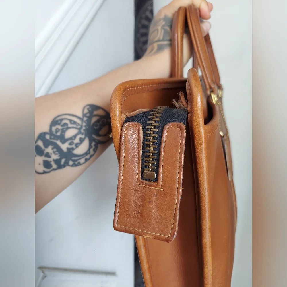 Vintage Coach British Tan Embassy Briefcase 5090🤎🧡 - Picture 11 of 16